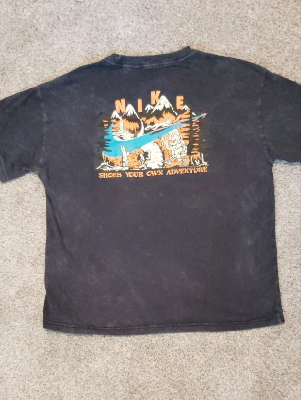 Nike Black Short-Sleeve Follow Your Sole Tee